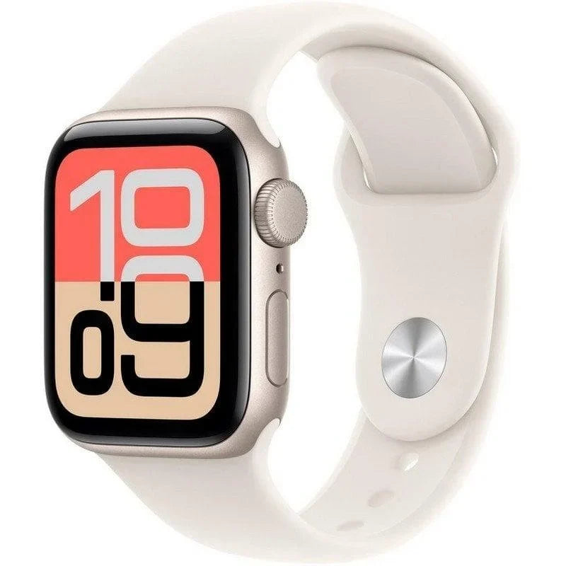 Apple Watch SE 3 GPS 40mm Caja de Aluminio Blanco Estrella con Correa Deportiva Blanco Estrella M/L - CompuMania S.L