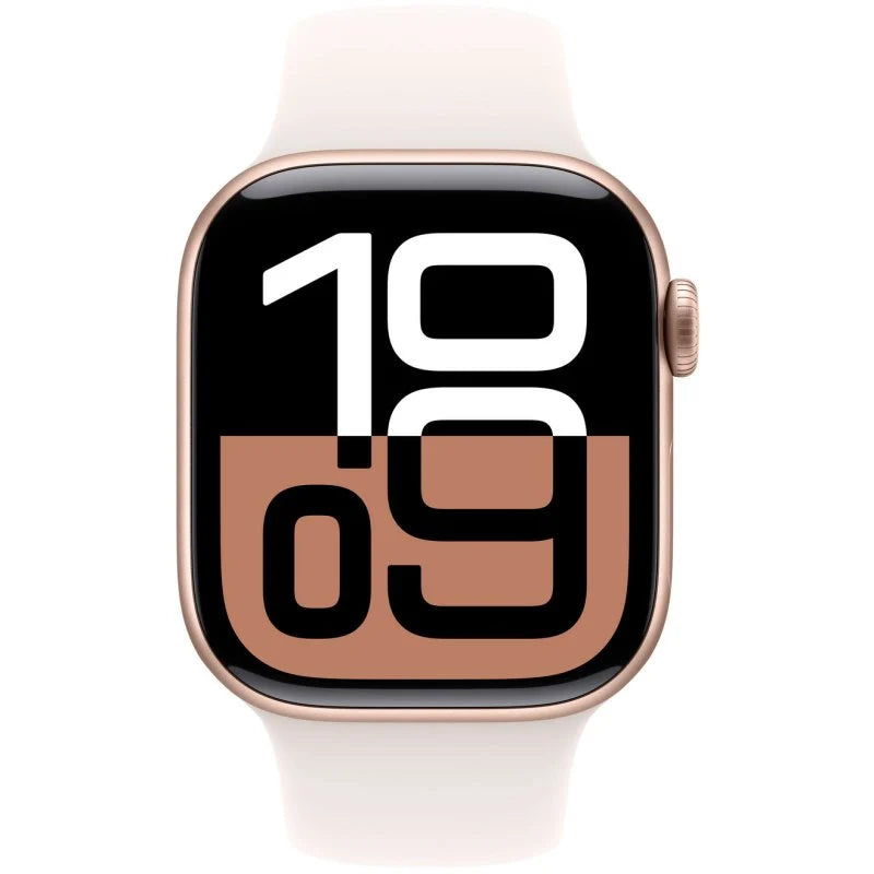 Apple Watch Series 10 GPS 42mm Caja Aluminio Oro Rosa con Correa Deportiva Rosa Rubor S - MovilMania S.L