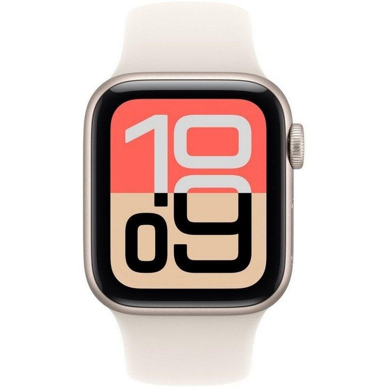 Apple Watch SE 3 GPS 40mm Caja de Aluminio Blanco Estrella con Correa Deportiva Blanco Estrella M/L - CompuMania S.L