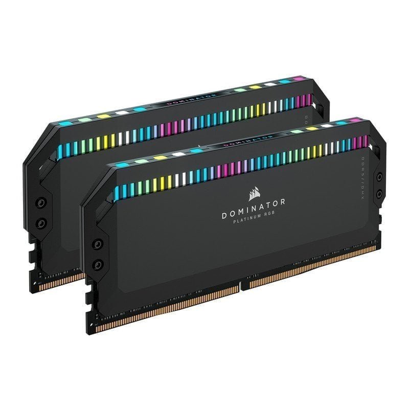 Memoria RAM Corsair Dominator Platinum RGB DDR5 6800MHz 64GB 2x32GB CL40 Negro - MovilMania S.L