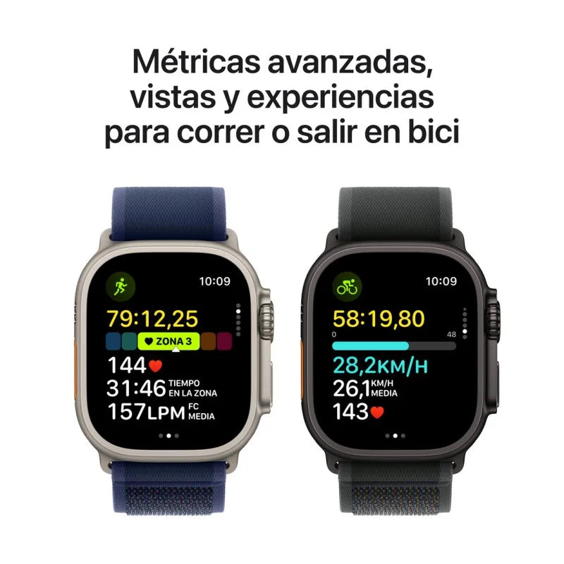 Apple Watch Ultra 2 GPS Cellular 49mm Caja Negra Titanio con Correa Ocean Band Negra - MovilMania S.L