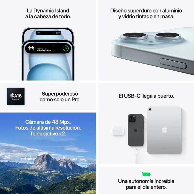 iPhone 15 256GB Rosa Claro - MovilMania S.L