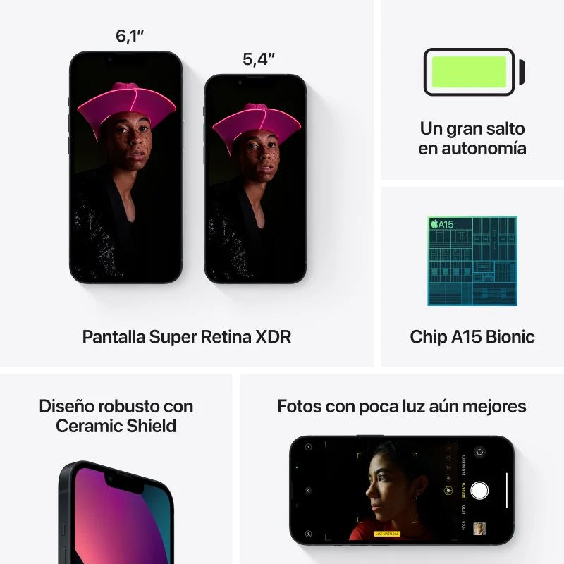 iPhone 13 128GB Negro Grafito - MovilMania S.L
